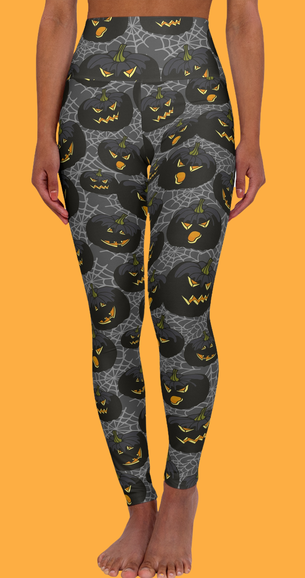SHE REBEL - Angry Pumpkins Leggings
